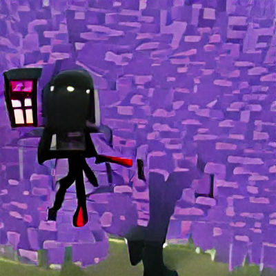 Minecraft Enderman Digital Art