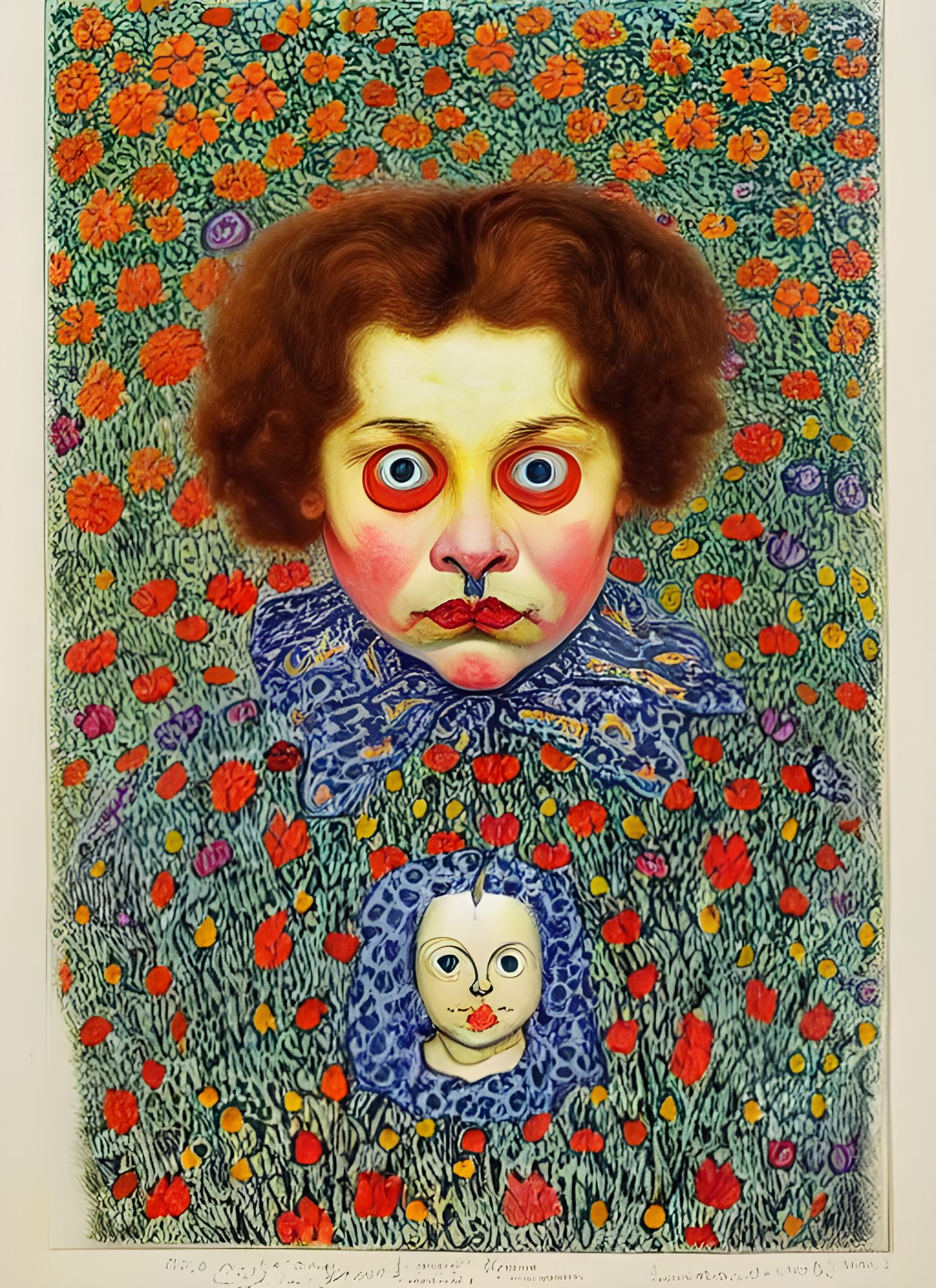 Surreal Self-Portrait Inspired by Schizophrenia Art