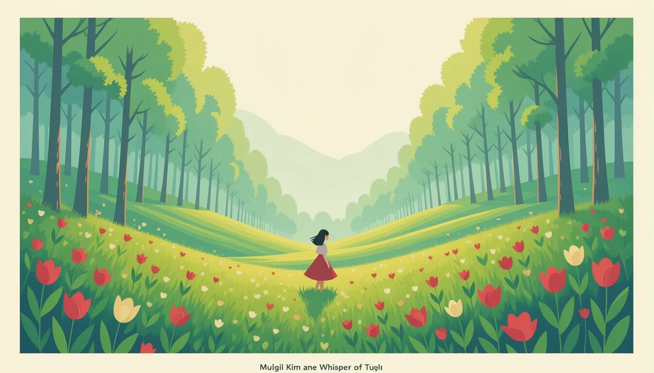 Dreamlike Landscape Painting in Ethereal Style