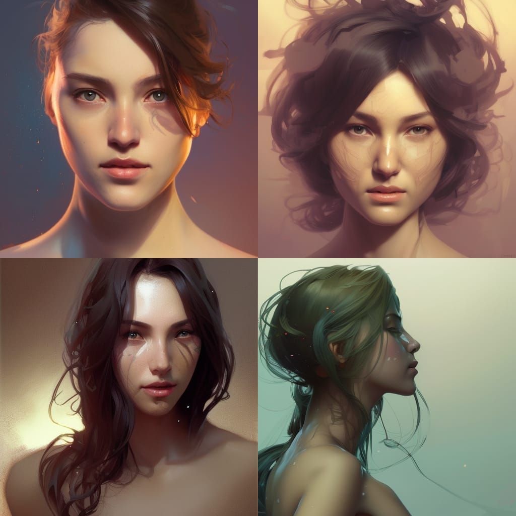 Detailed Portrait with Dynamic Lighting in 8K