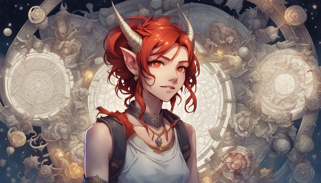 Doric Tiefling : dungeon and dragon