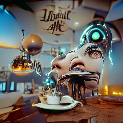 Surreal Dreamscape in Digital Art Style