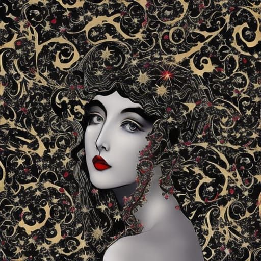 Maude Fealy as Splatter Painting Manga