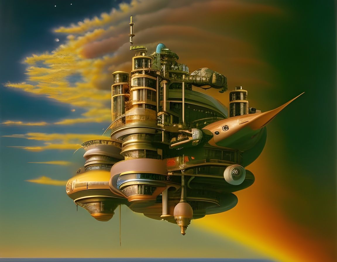 Cyberpunk Mad Scientists in Submarine Laboratory