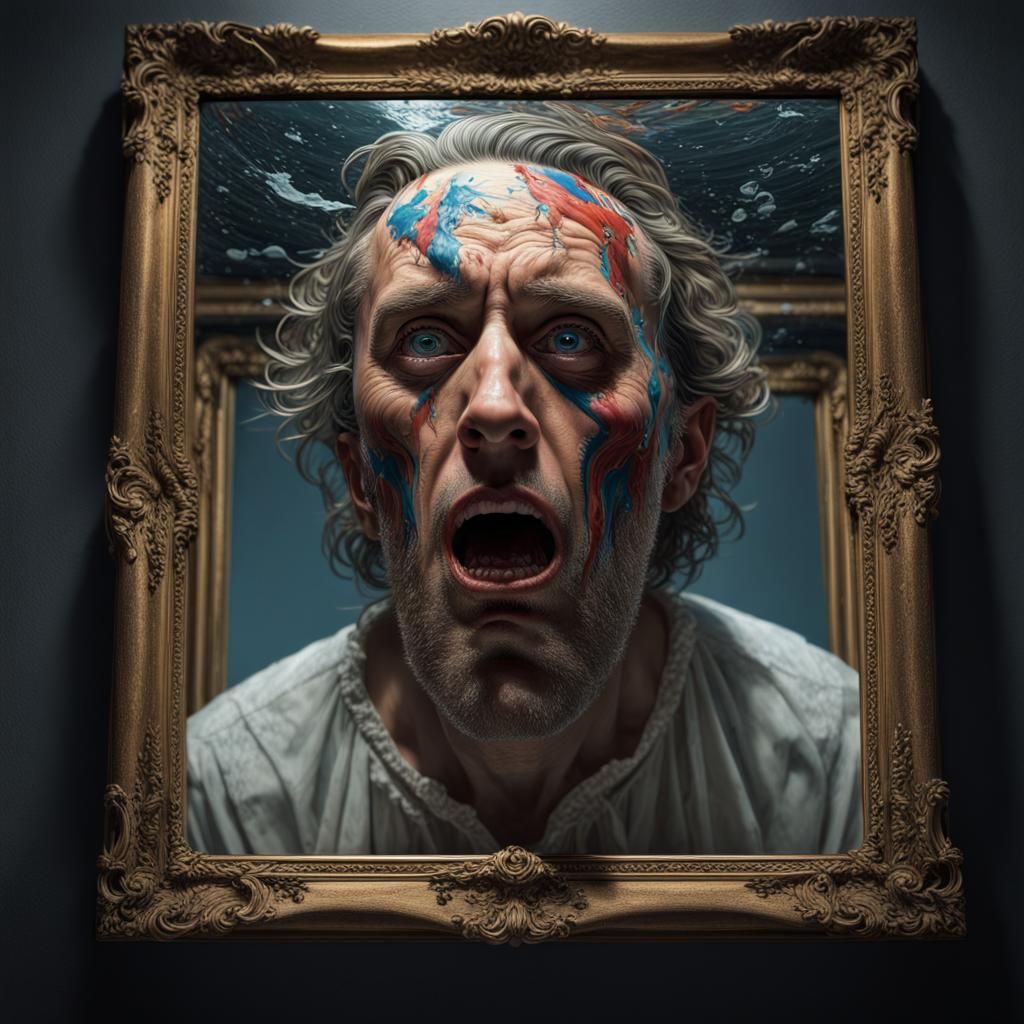 Hyperrealistic Mirror Reflection: Parallel Universe Invasion