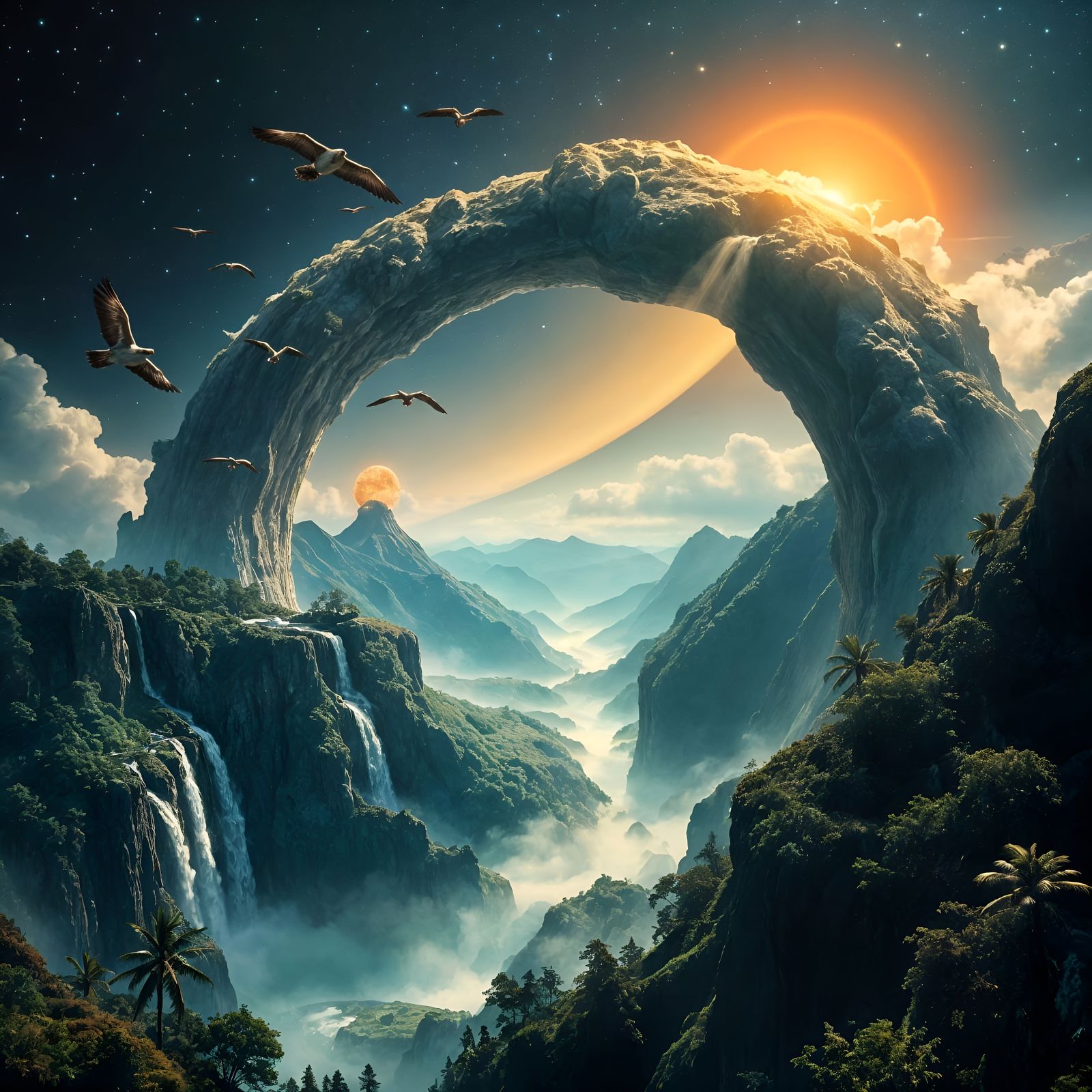 Horizon Arched in Eternal Stone