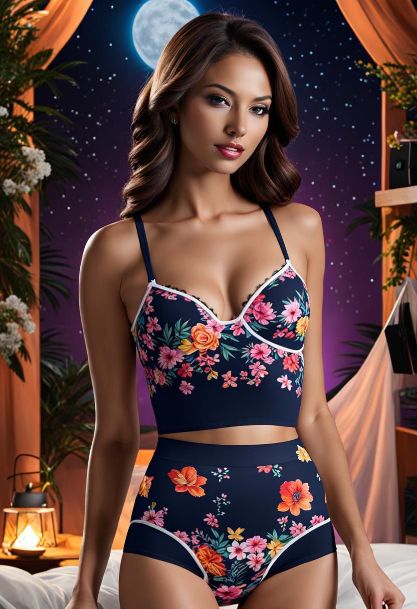 Simple Underwear Mockup Generated by AI