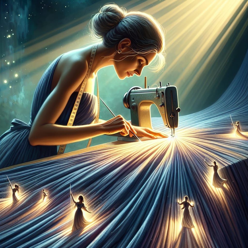 Dream Weaver: Crafting a Gown from the Ocean