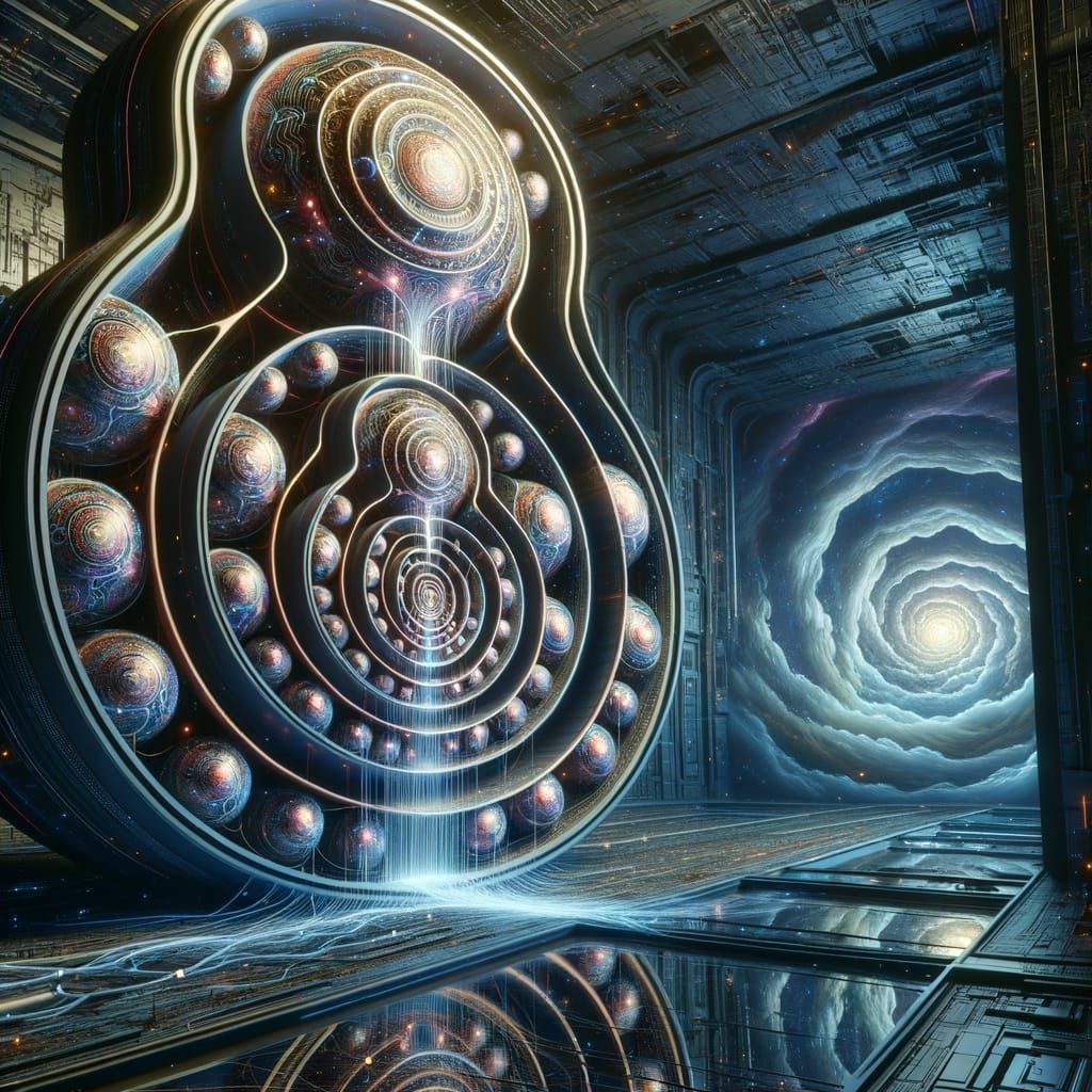 Giant Cutaway Cyber Matryoshkas