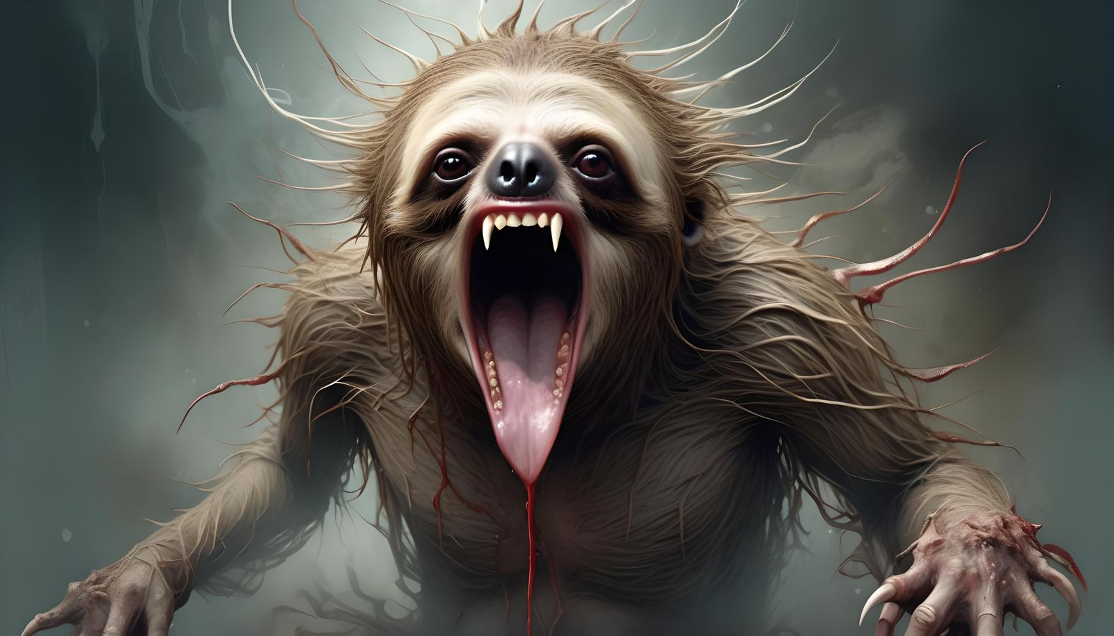 Eldritch Hellish Demon Sloth (Continued)