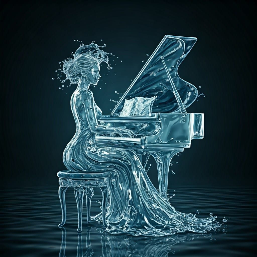 Made entirely of water