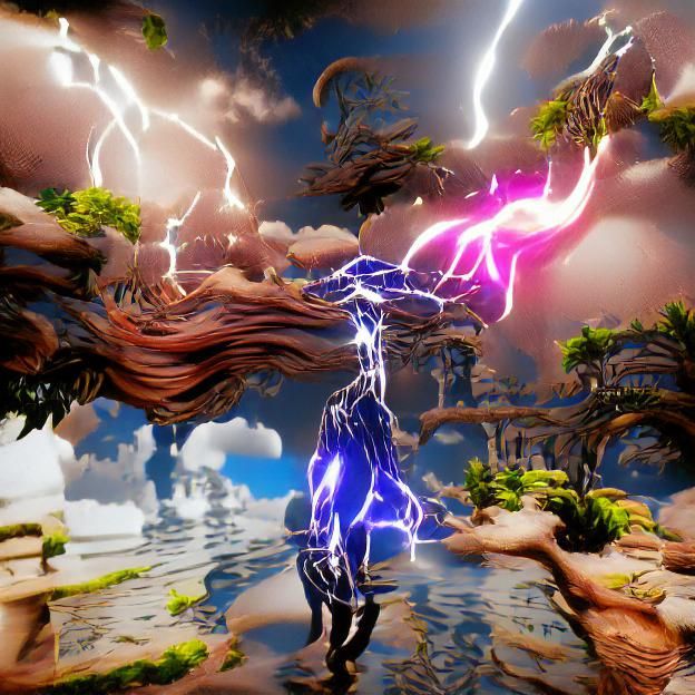Majestic Lightning God of the Storm