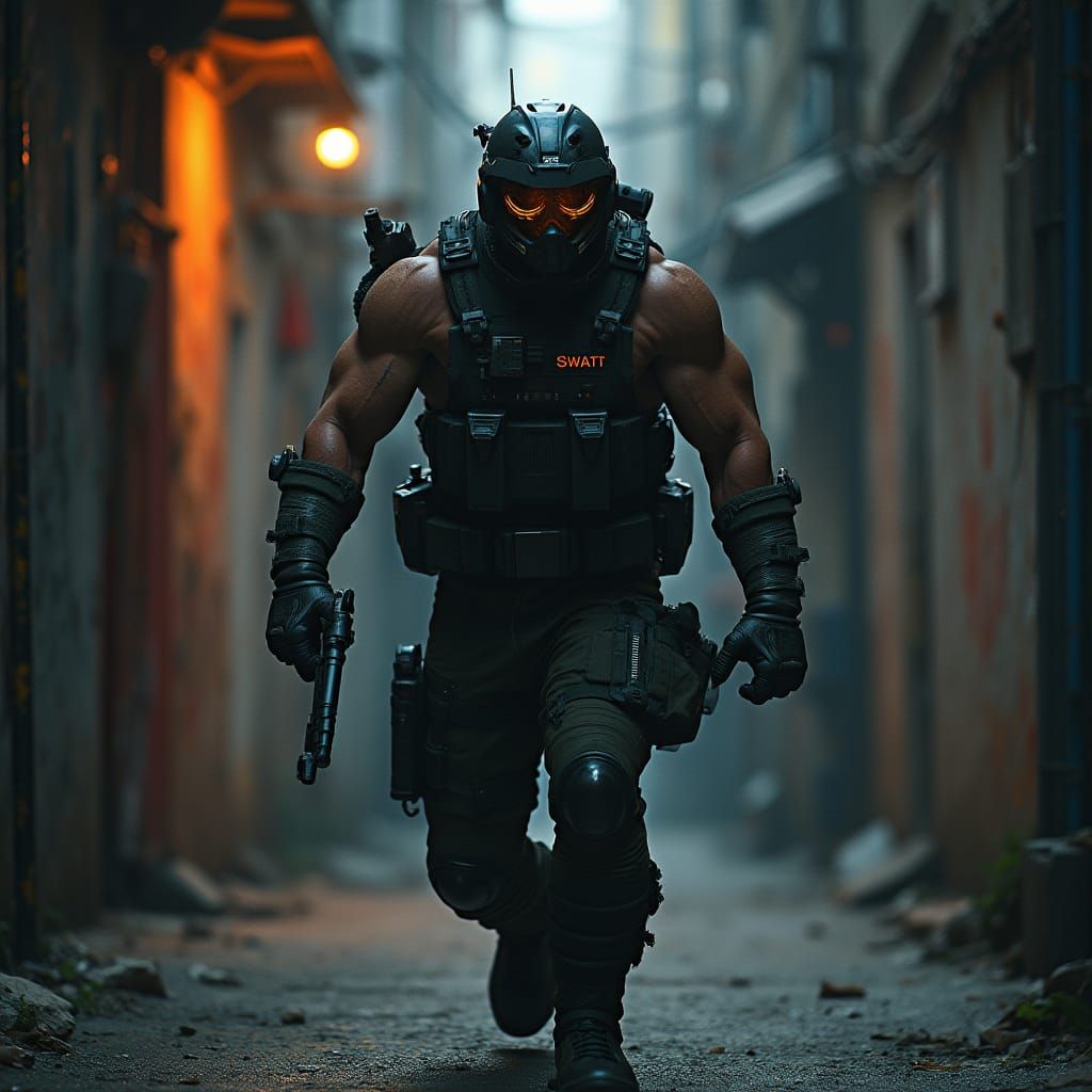 SWAT Operative Hybrid Creature in Action