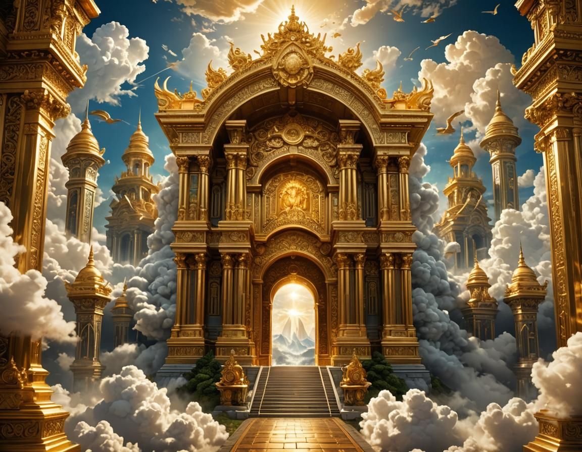 Heavenly Entrance to a Magical Kingdom of Gods