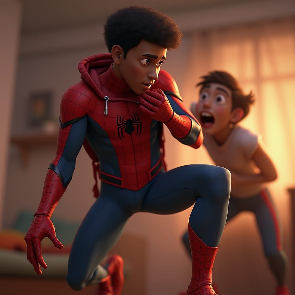 Superhero Unmasked: A Hyperrealistic 3D Animation