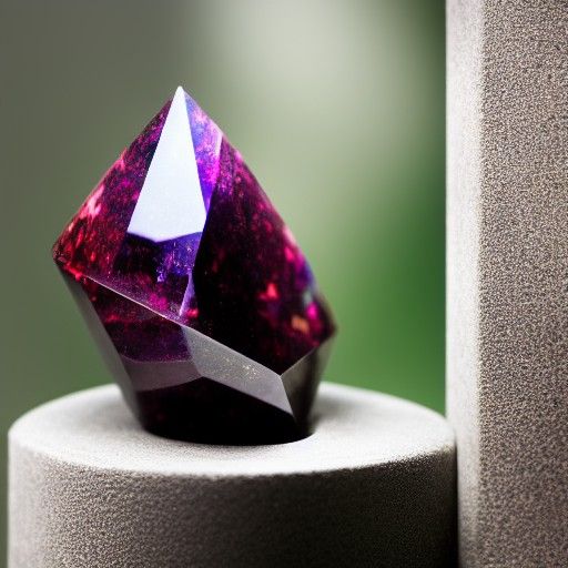 Gemstone Close-Up with Bokeh Effect