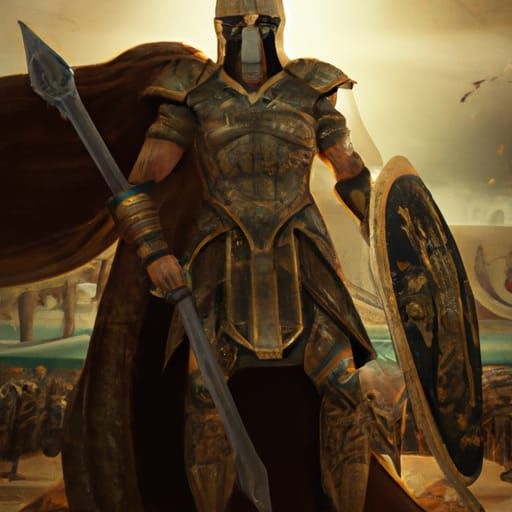 Alexander the Great in Full Armor