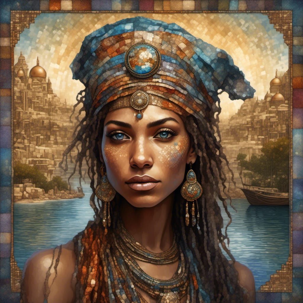 Portrait on the banks of the Nile