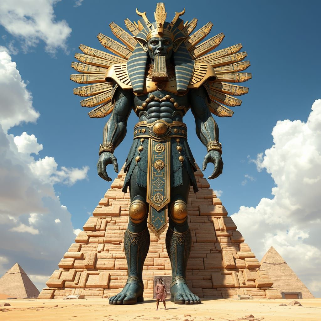 Ancient Titan Anaki in Mythological Proportions