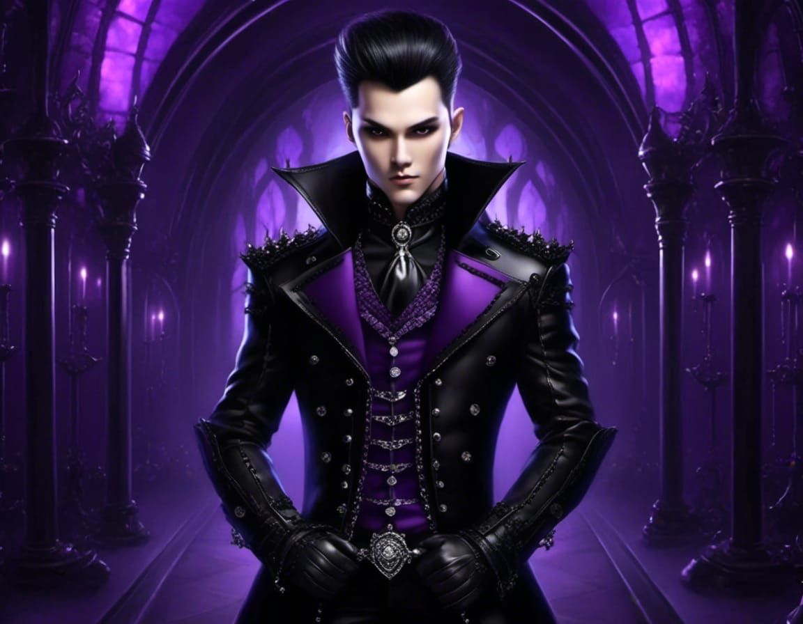 Gothic Male Portrait in Padded Cell