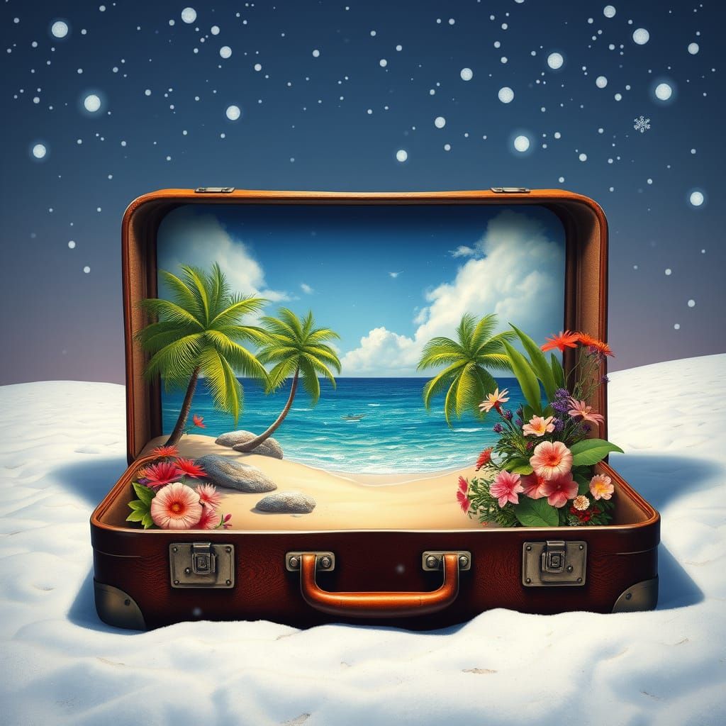 Tropical Oasis in Winter Wonderland