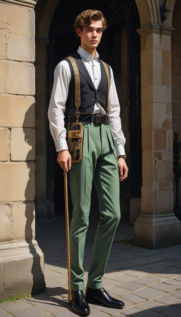 Biomechanical Floral Princess with Leg Braces