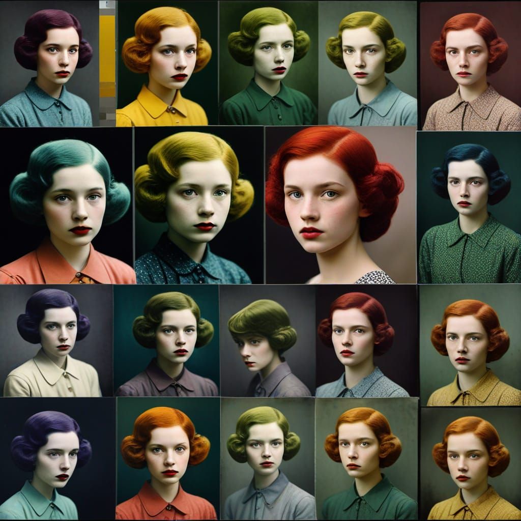 Glowing Autochrome Portraits in a Post-Apocalyptic Mood