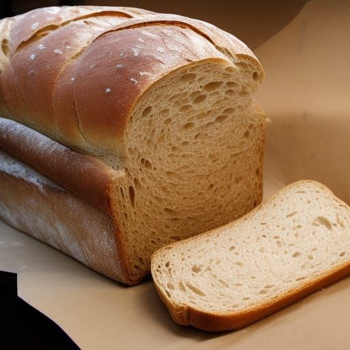 Warm Loaf of Freshly Baked Bread