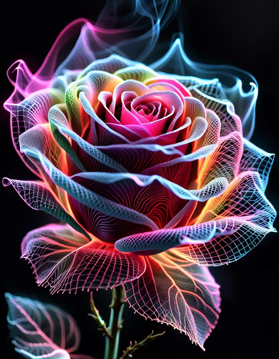 3D Rose