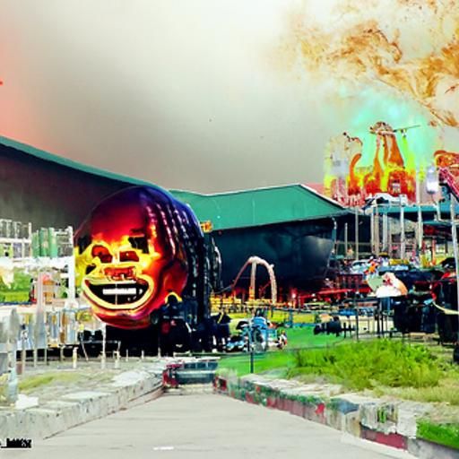 Astroworld Inspired Vision of Hell
