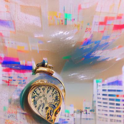 Abstract AI Interpretation of Time