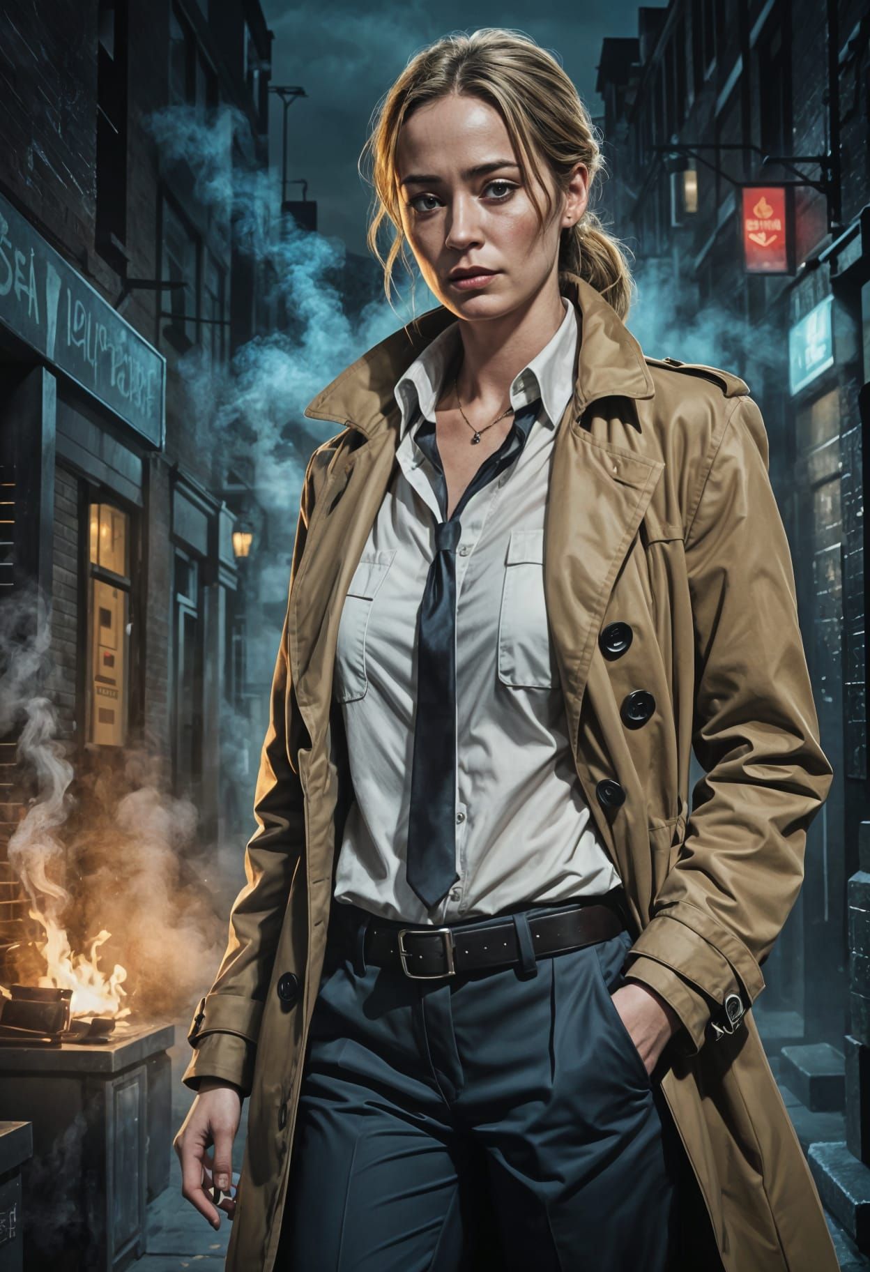 Emily Blunt as Constantine: A Gender-Swapped Rendition