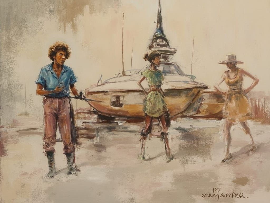 Expressive Brushstrokes on Traditional Canvas