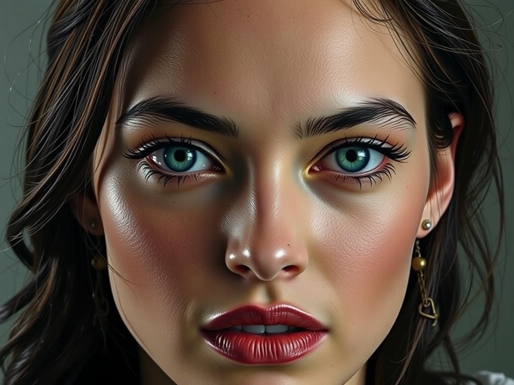 Close-Up Portrait of a Horror Icon