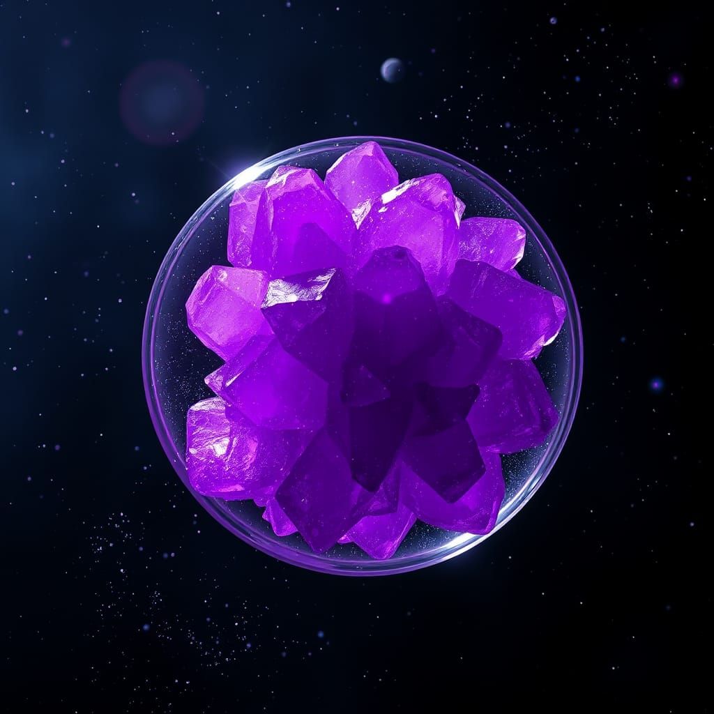 Cosmic Crystals Floating in Deep Space