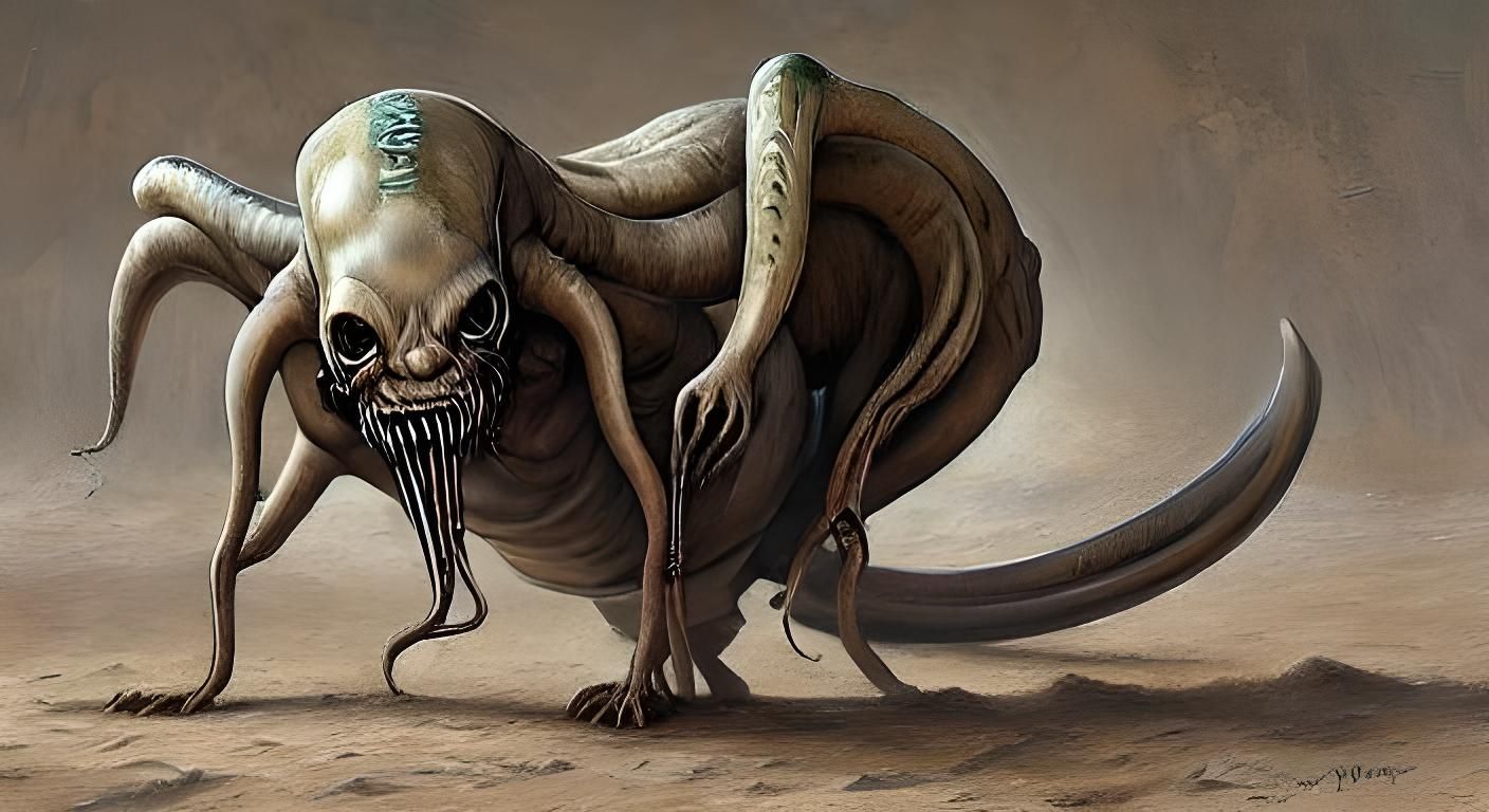 Uncanny Xenomorph Portrait of a Celebrity