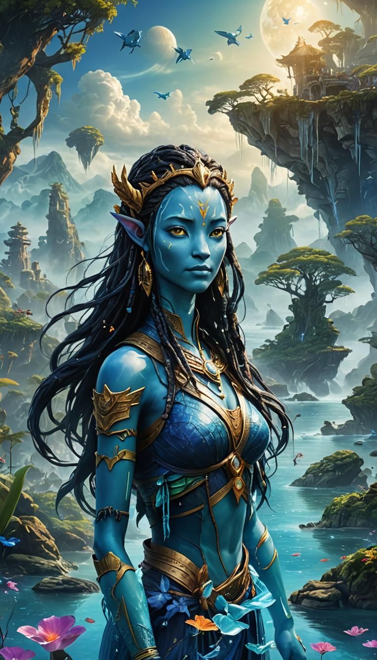 Magical Blue Avatar World Fantasy Under the Sea