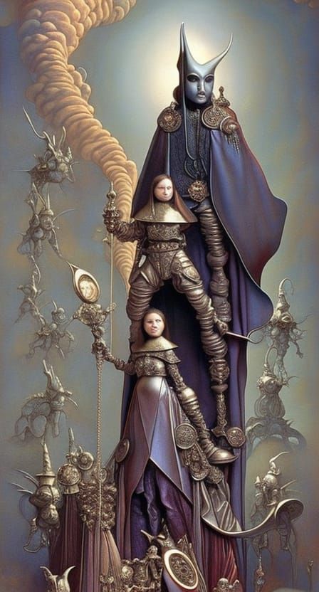 Surreal Fantasy Spectacle Inspired by Masters