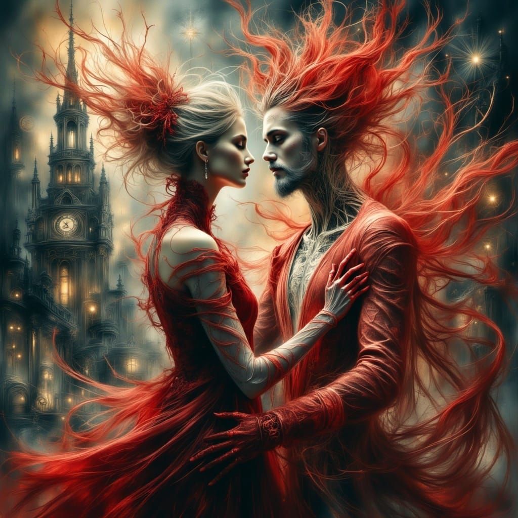 A Lone Figure Reaches Out to a Breathtaking Man Bat in a Sur...