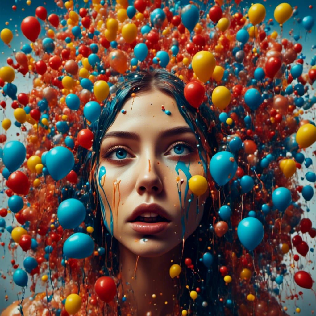 999 Multicolored Balloons