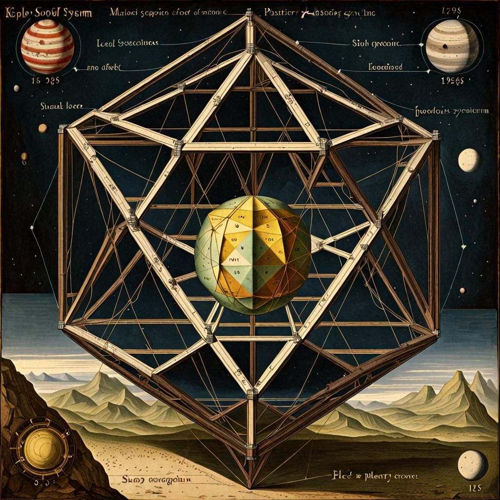 Kepler's Platonic Solid Model of the Solar System