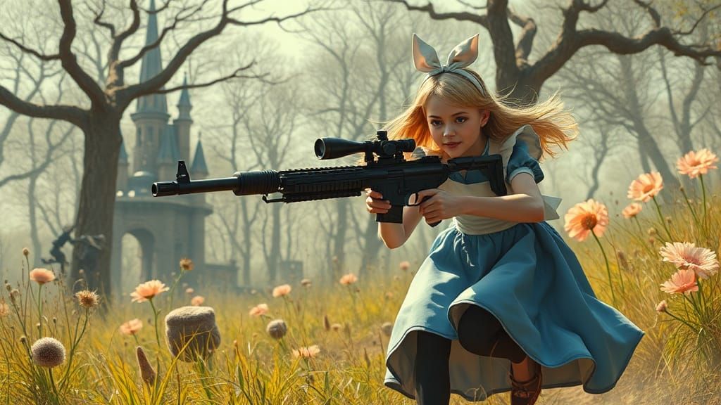 Alice in Wonderland: Darkly Armed Escape
