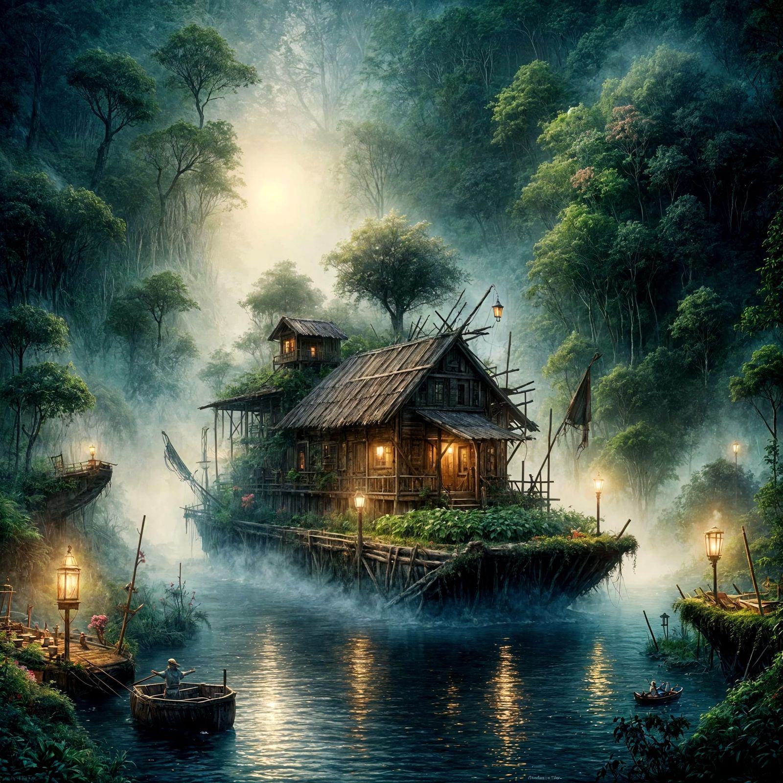 Deep Within Rainforest