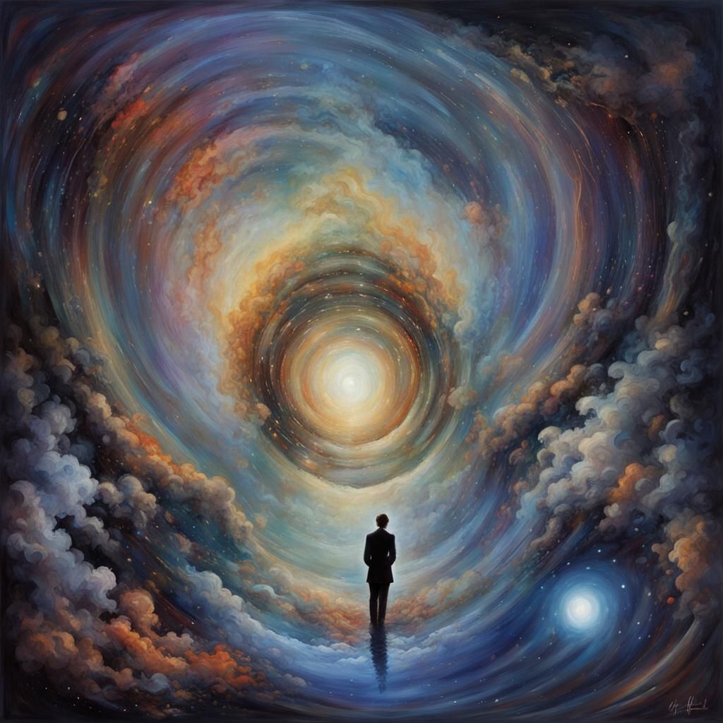 Cosmic Abyss: Dissolving Self into the Unknown