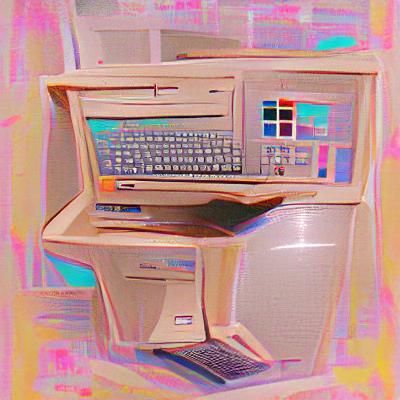 Simple Computer Generated by AI
