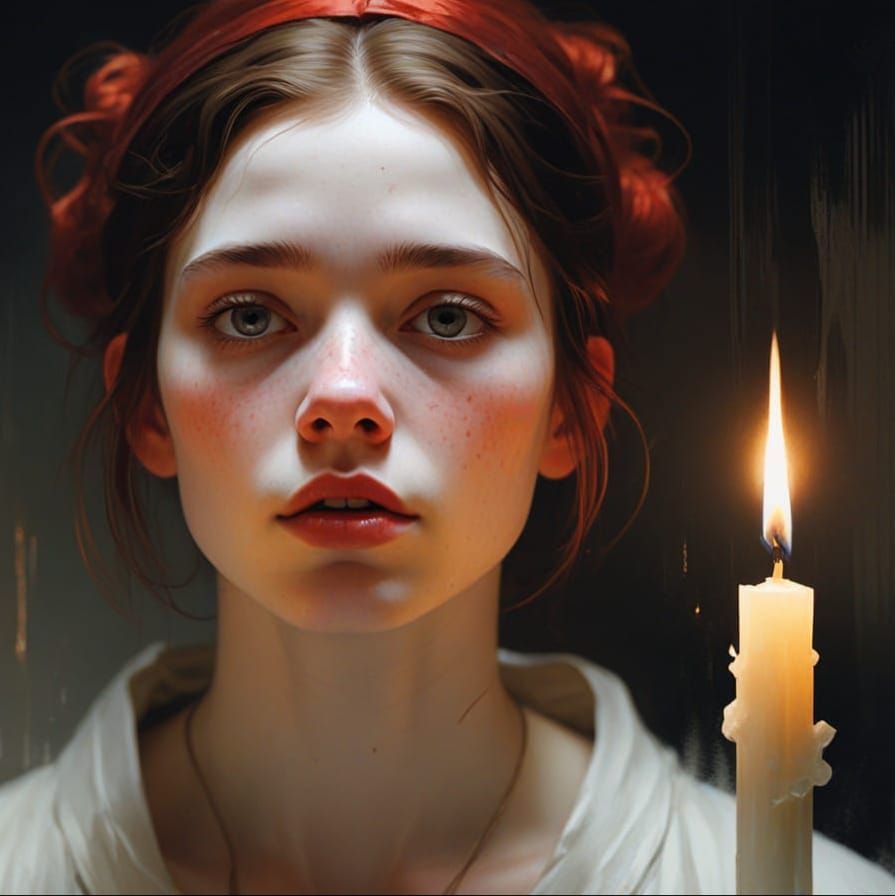 Surrealistic Godly Encounter in a Dreamlike State