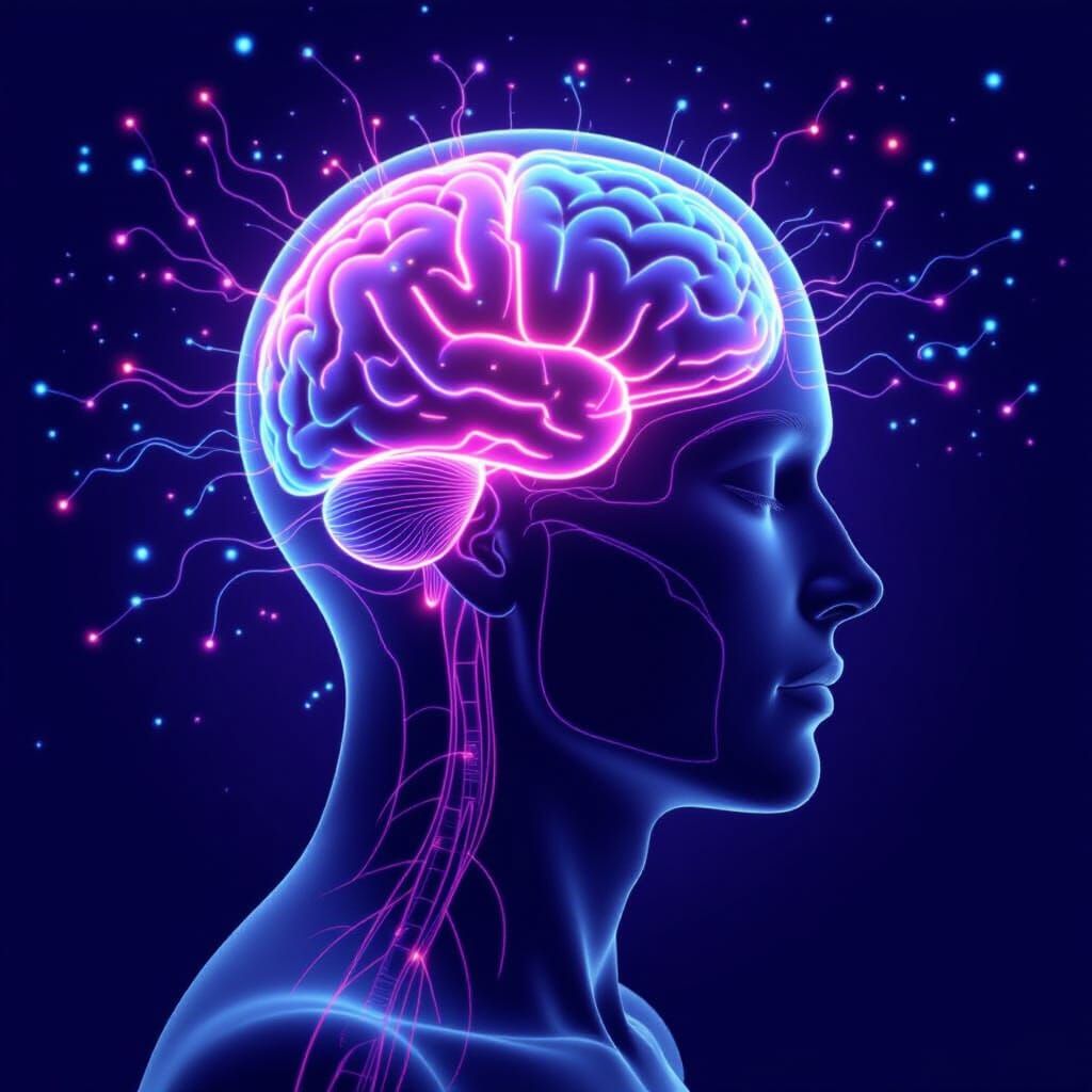 Illuminated Brain Connections for Joint Pain Relief