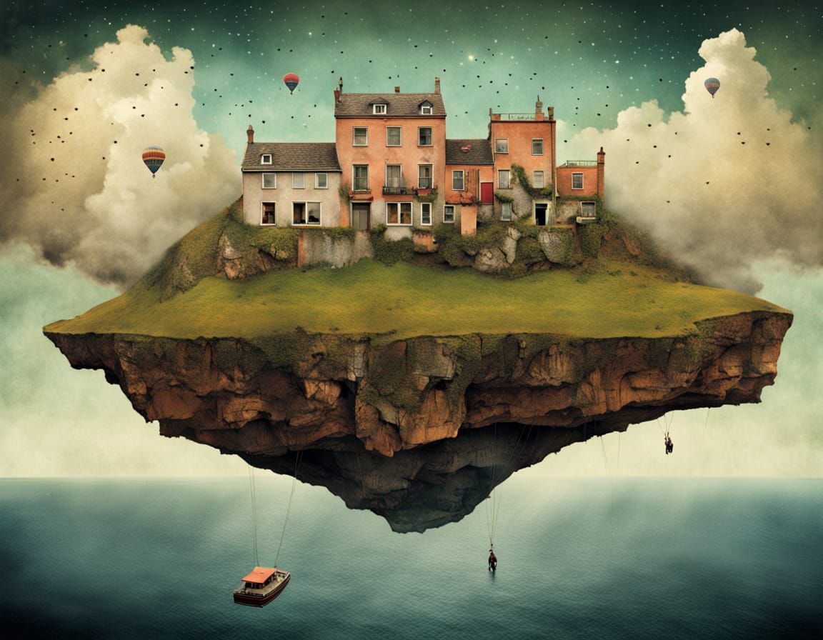 Surreal Alternate Reality with Magic and Impossible Geometry