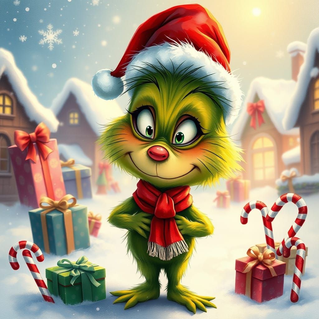 Cute Grinch in Whoville