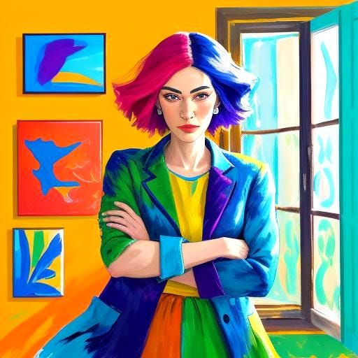 Morning Sun in Fauvist Style